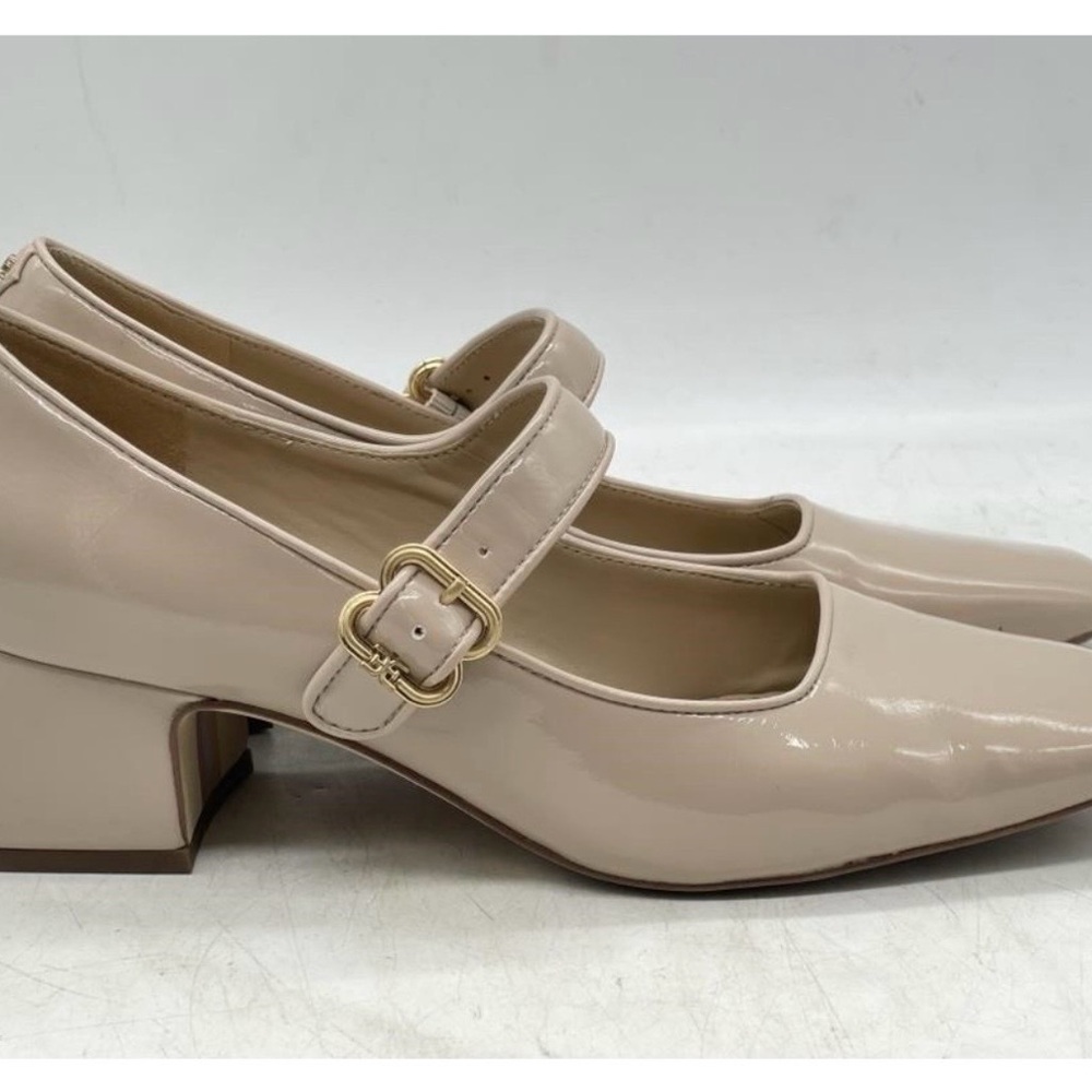 Sam Edelman Beige Patent Leather Heels - Picture 3 of 9